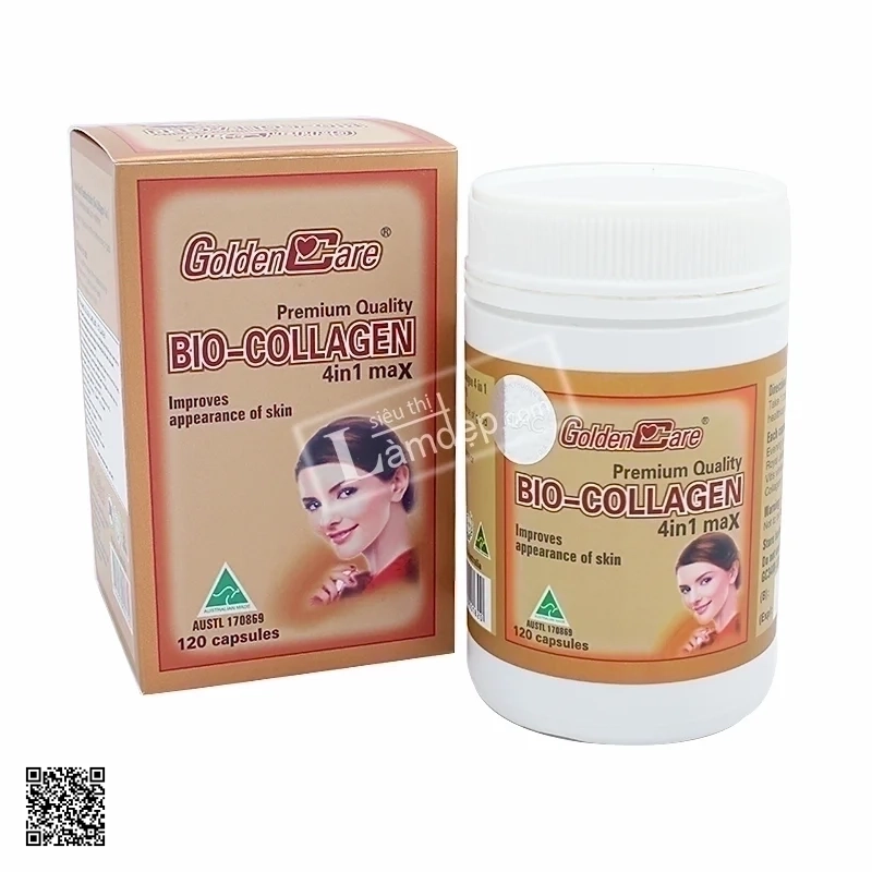Golden Care Bio Collagen 4 In 1 120 Viên