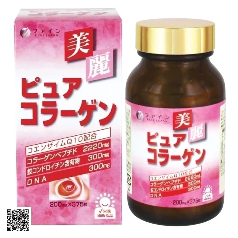 Fine Pure Collagen - Bí Quyết Sống Lâu Của Người Nhật