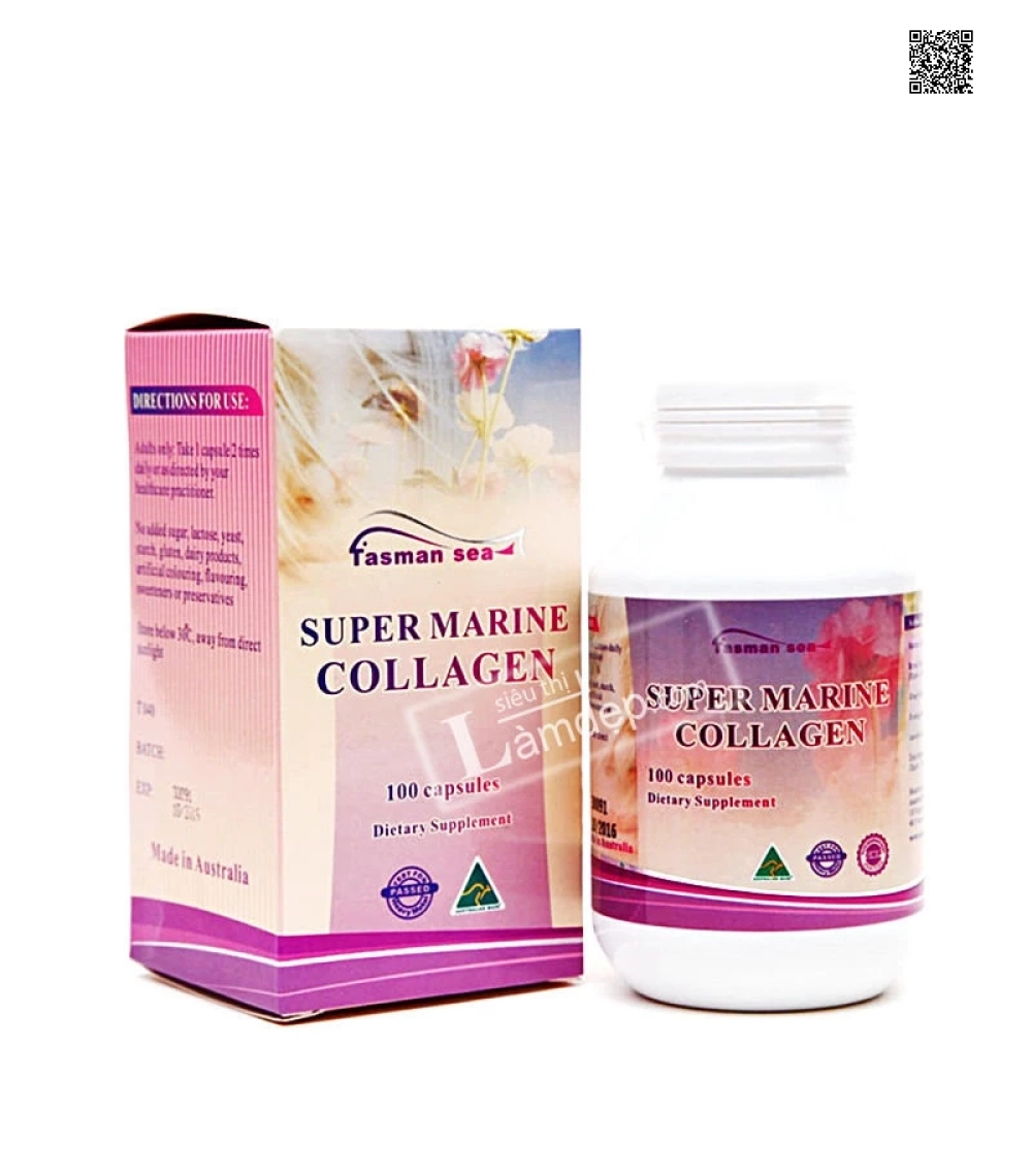 Viên Uống Chống Lão Hóa, Làm Đẹp Da Super Marine Collagen Của Úc