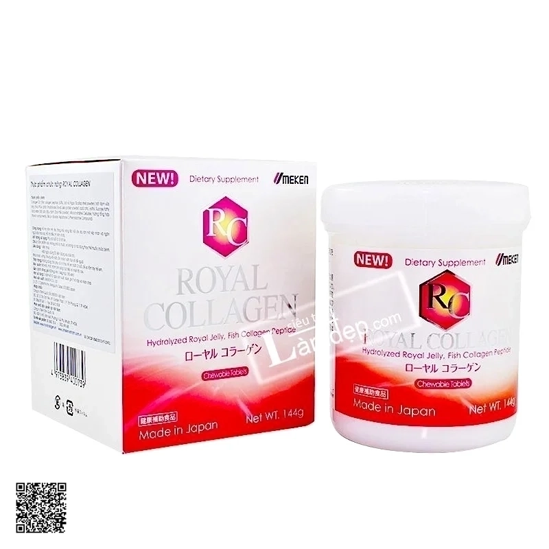 Royal Collagen Umeken - Viên Uống Collagen Làm Đẹp Da (180 Viên)