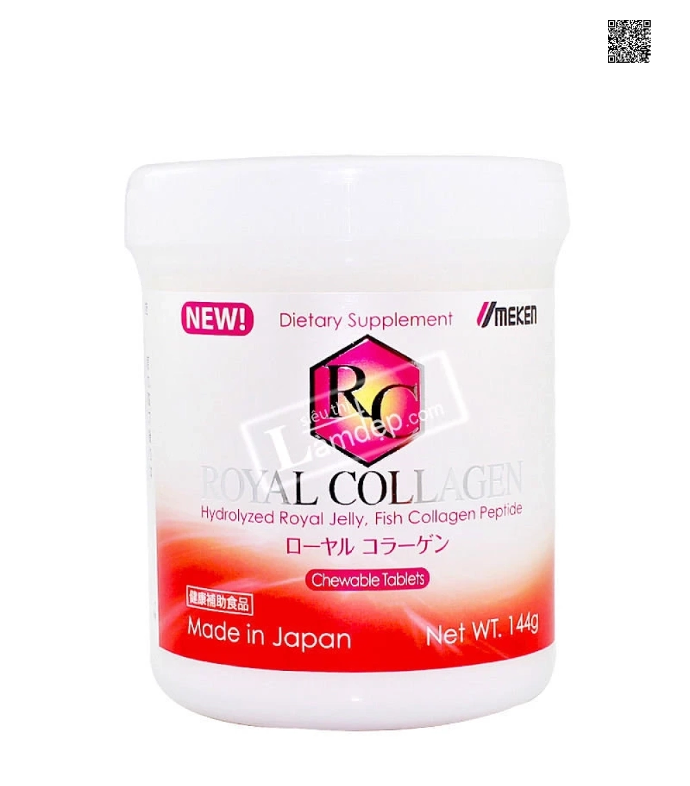 Royal Collagen Umeken - Viên Uống Collagen Làm Đẹp Da (180 Viên)
