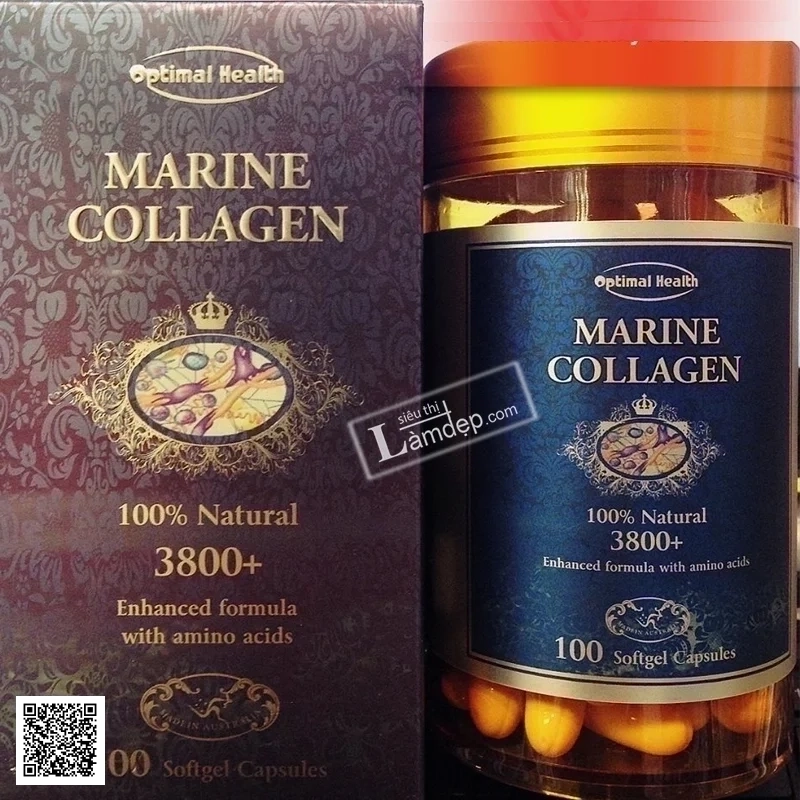 Viên Uống Marine Collagen Optimal Health Của Úc (100 Viên)