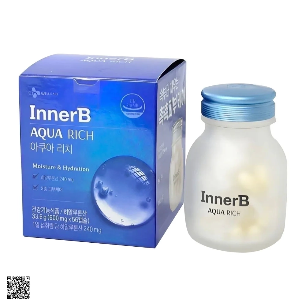 CJ Cheiljedang Innerb Aqua Rich Viên Uống Cấp Nước Bổ Sung Collagen