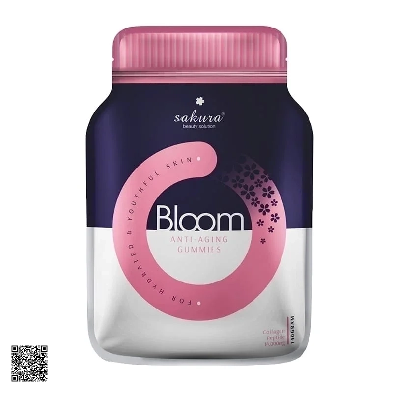 Kẹo Dẻo Bổ Sung Collagen SAKURA BLOOM ANTI AGING COLLAGEN GUMMIES Nhật Bản