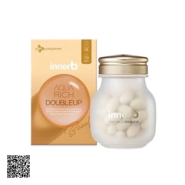 CJ Cheiljedang Innerb Aqua Rich DoubleUp - Viên Uống Cấp Nước Bổ Sung Collagen