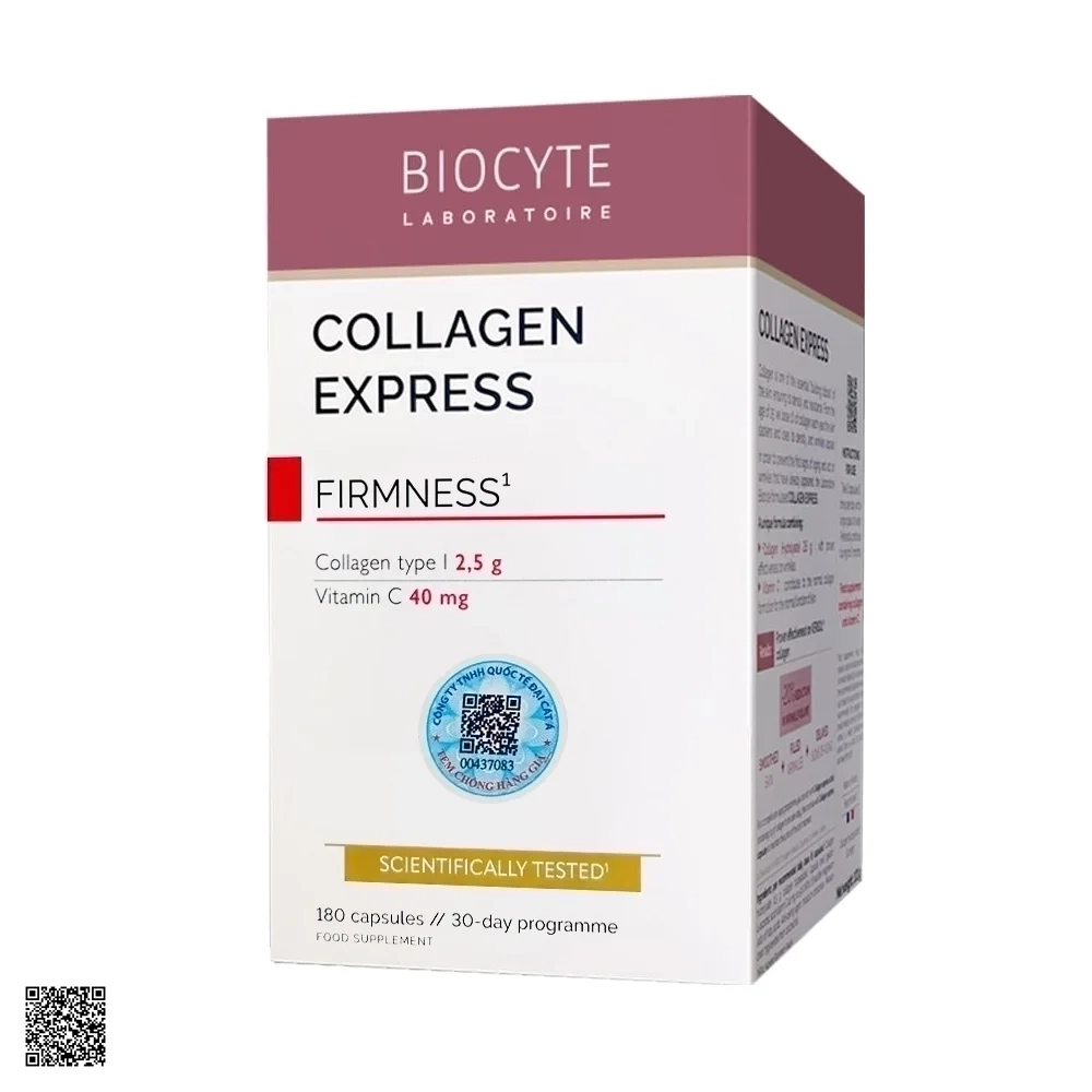 Biocyte Collagen Express Viên Uống Bổ Sung Collagen (12 Vỉ x 15 Viên)