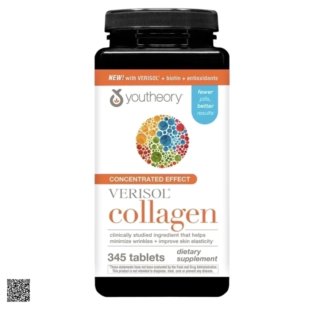 Youtheory Collagen Concentrated Effect Verisol Viên Uống Collagen Từ Mỹ (Mẫu Mới Nhất)