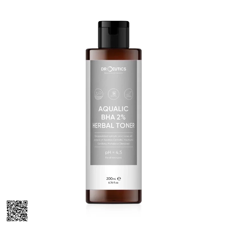 Nước Hoa Hồng DrCeutics Aqualic BHA 2% Herbal Toner