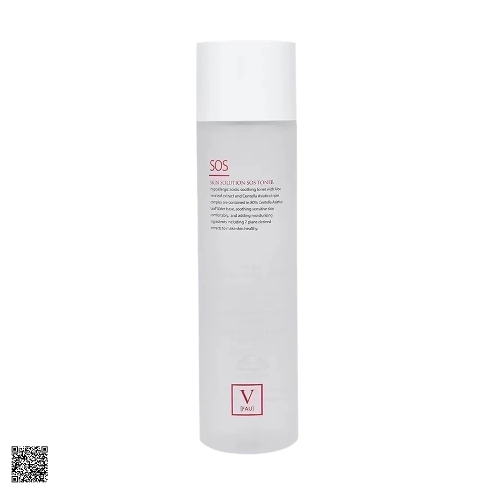 FAU Skin Solution SOS Toner - Toner Làm Dịu, Giảm Đỏ Và Phục Hồi Da (150ml)