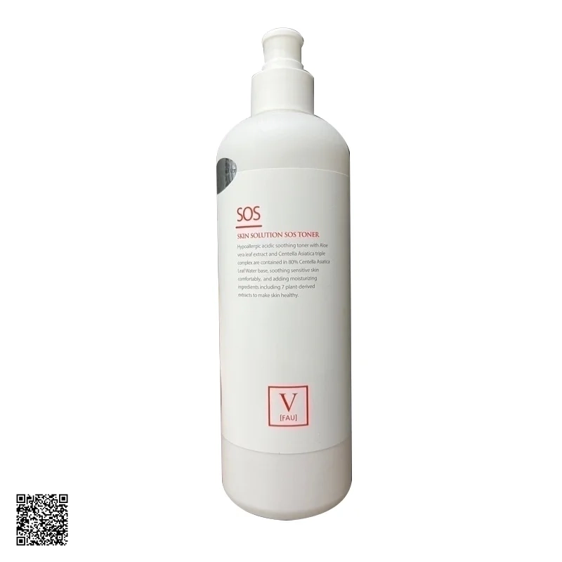 FAU Skin Solution SOS Toner - Toner Làm Dịu, Giảm Đỏ Và Phục Hồi Da (500ml)