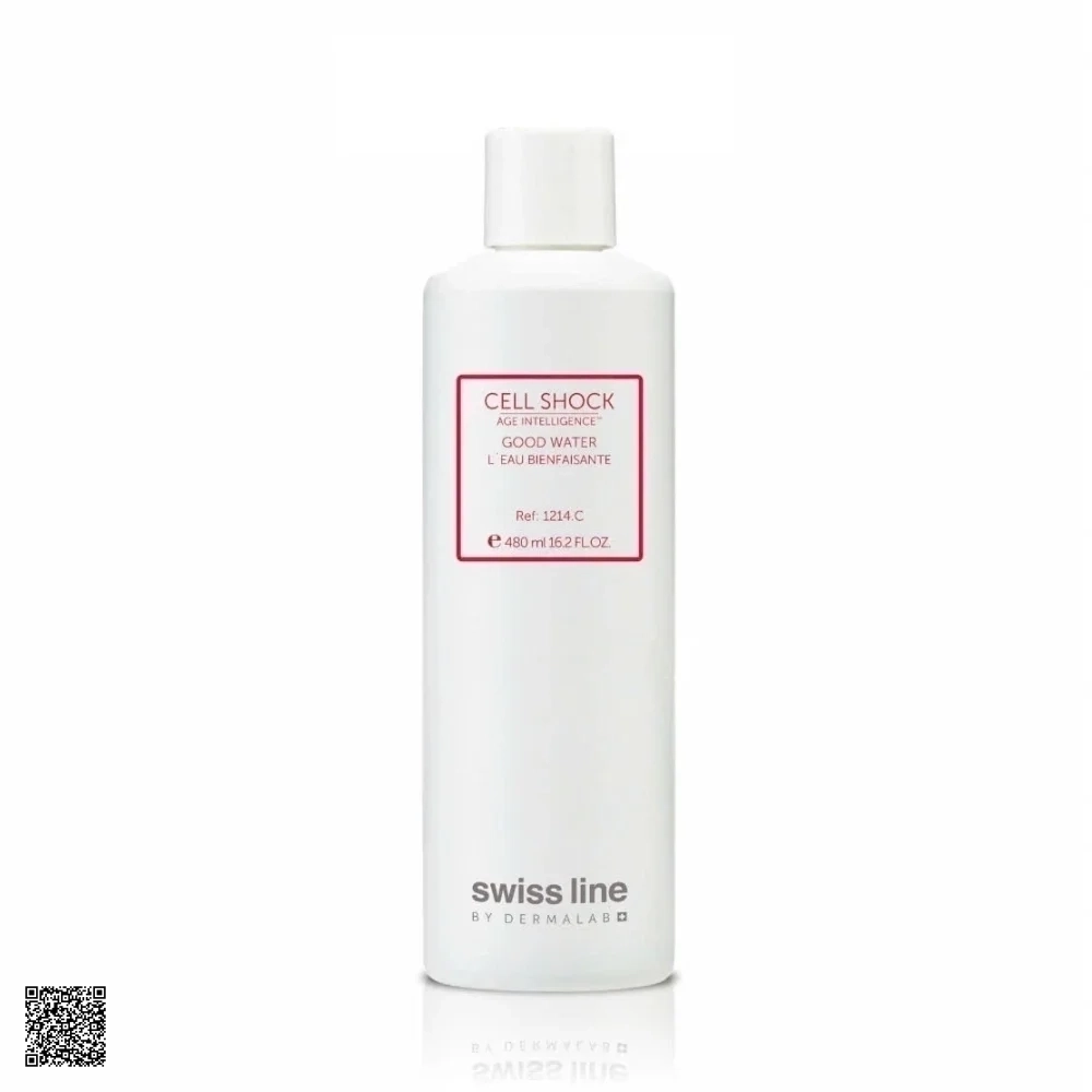 Swissline Cell Shock Age Intelligence Good Water - Toner Dưỡng Ẩm Trẻ Hoá Tế Bào (480ml)