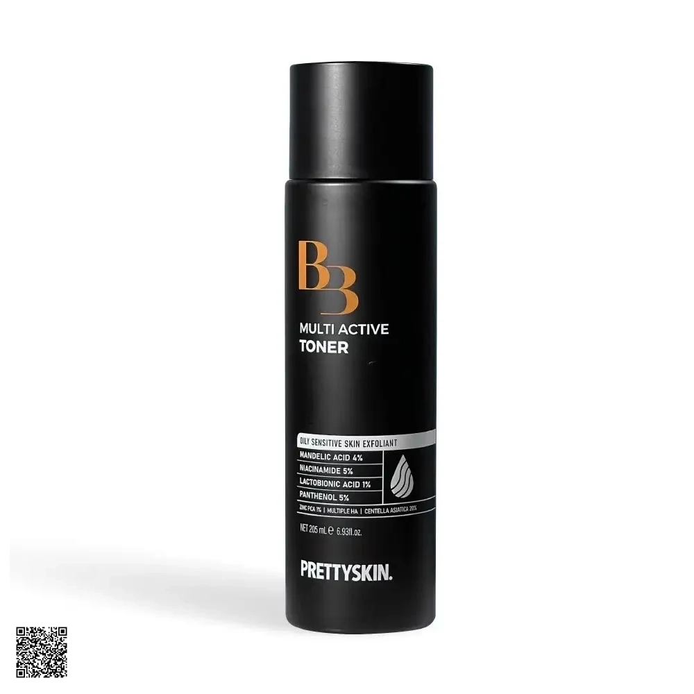 Pretty Skin B3 Multi Active Toner - Nước Hoa Hồng Dưỡng Trắng Da