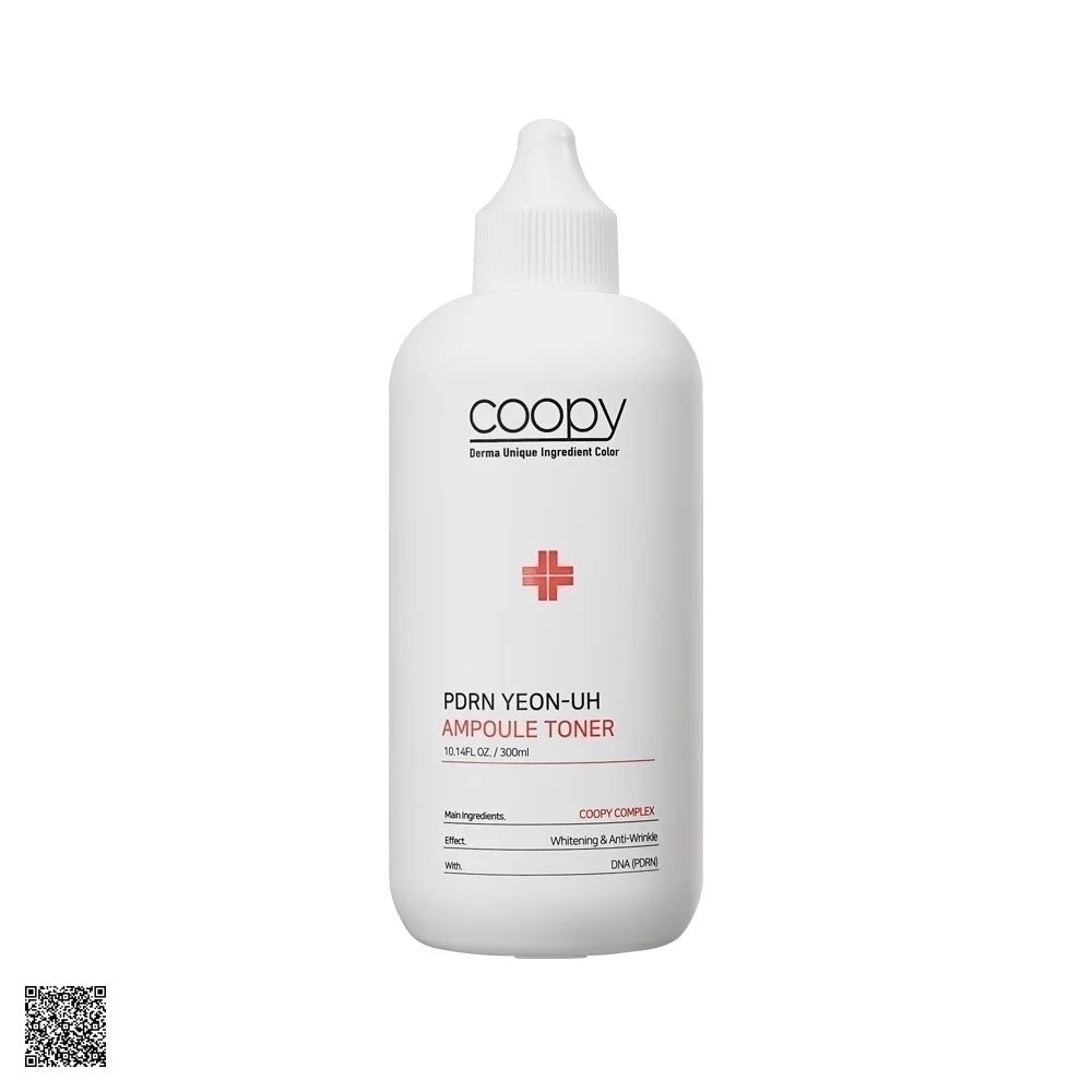 COOPY PDRN Yeon-Uh Ampoule Toner - Nước Hoa Hồng Cân Bằng Độ Ẩm Tái Tạo Da Chiết Xuất DNA Cá Hồi