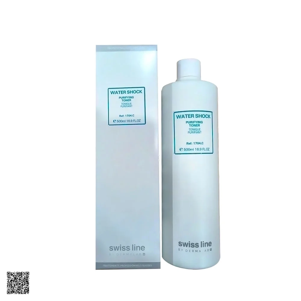 Swissline Water Shock Purifying Toner - Nước Hoa Hồng Giảm Nhờn Và Tinh Khiết Da (500ml)
