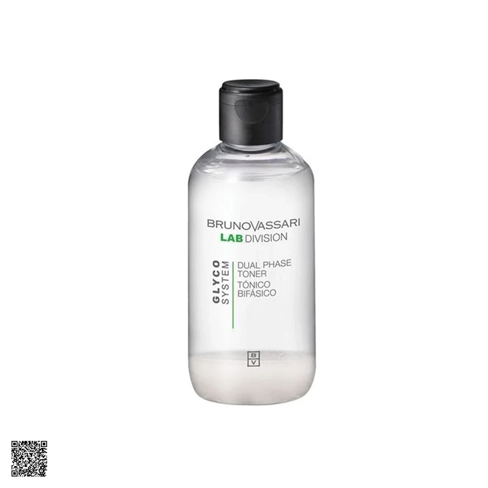 Bruno Vassari Glyco System Dual-Phase Toner - Toner Làm Sạch Da Chết