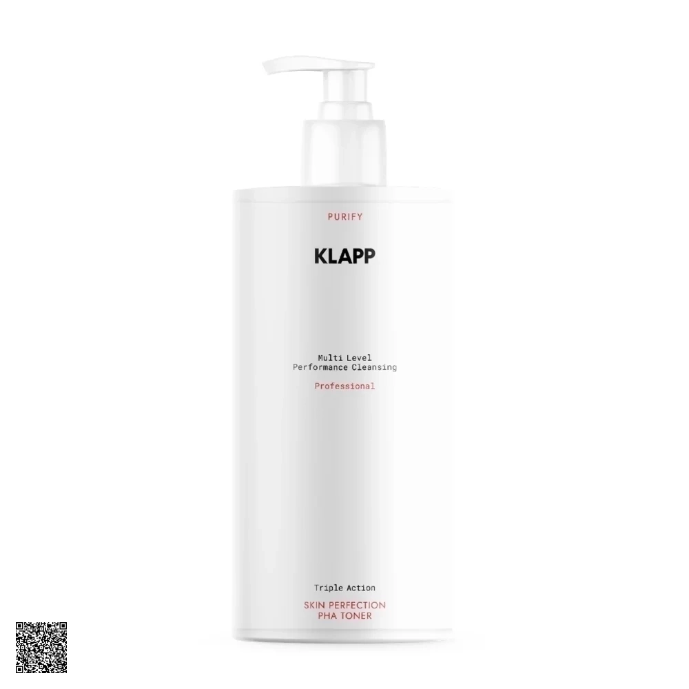 KLAPP Multi Level Performance Cleansing Skin Perfection PHA Toner - Nước Hoa Hồng Tái Tạo Da (500ml)