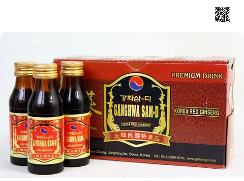 Nước Hồng Sâm Sam-D(Thượng Hạng) 100ml