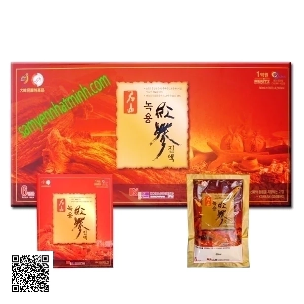 Nước Chiết Xuất Hồng Sâm Và Nhung Hươu Meritz