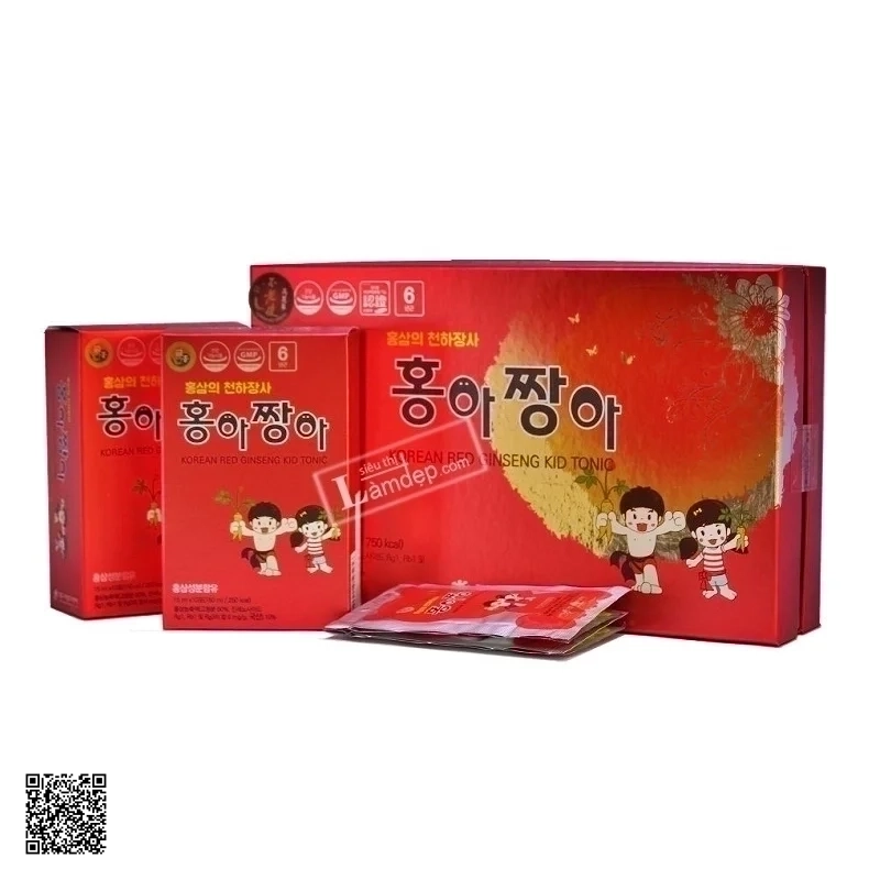 Nước Hồng Sâm Baby Daedong Korean Red Ginseng Kid Tonic (20ml x 30 gói)