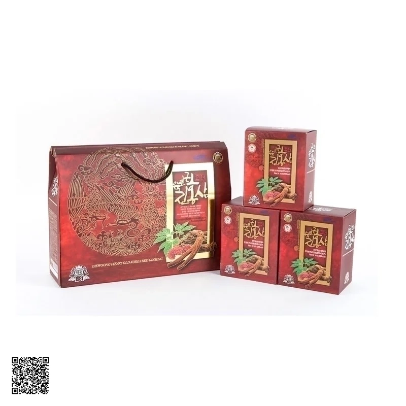 Nước Linh Chi Hồng Sâm Taewoong Food 6 Year Old Korean Red Ginseng 30 Gói