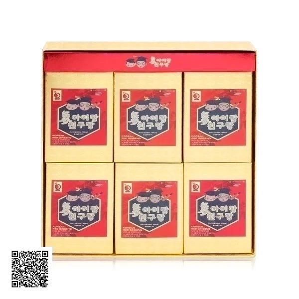 Nước Hồng Sâm Baby Bio Apgold Korean Red Ginseng Kid-Friend (15ml x 30 gói)