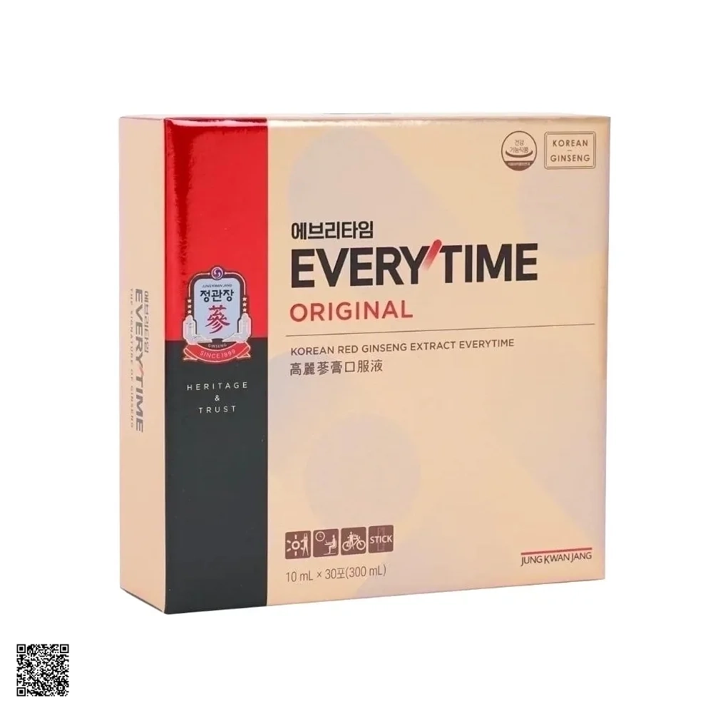 Nước Hồng Sâm KGC Korean Red Ginseng Extract Everytime (30 gói x 10ml)