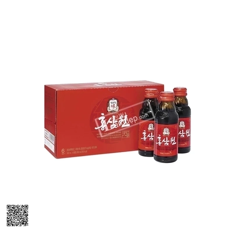 Nước Hồng Sâm Won KGC Korean Red Ginseng Drink (10 chai x 100ml)