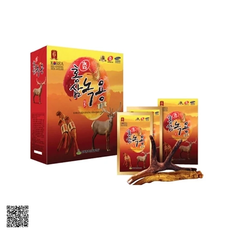 Nước Hồng Sâm Nhung Hươu Kyungpook Korean Red Ginseng Deer Horn Juice (30 gói x 70ml)