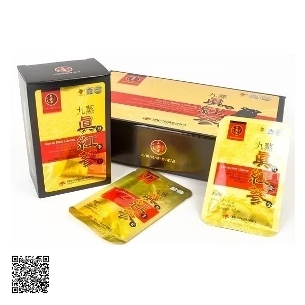 Nước Hắc Hồng Sâm Daedong Korea Black Ginseng (20ml x 30 gói)