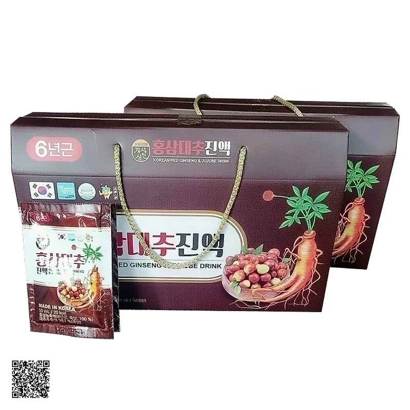 Nước Hồng Sâm Táo Đỏ Red Ginseng Jujube Liquid Hàn Quốc
