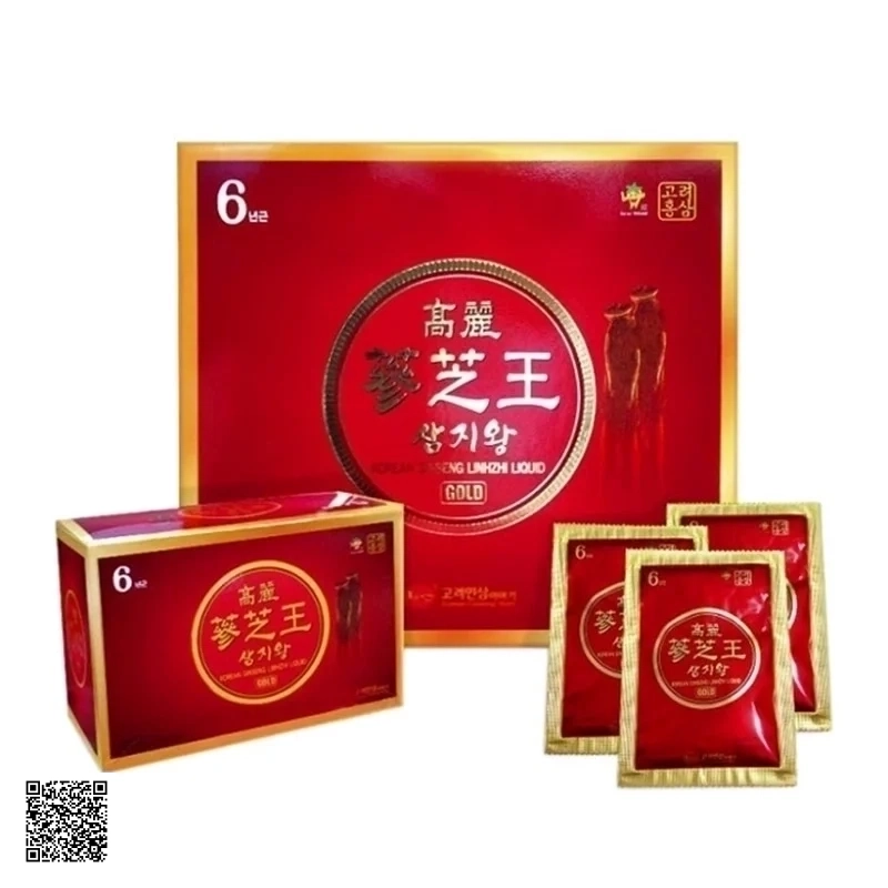 Nước Hồng Sâm Linh Chi KGS Korean Ginseng Linhzhi Liquid Gold (50ml x 30 gói)