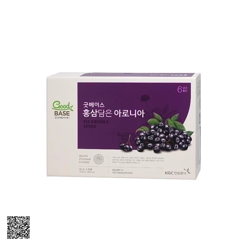 Nước Hồng Sâm KGC Goodbase Red Ginseng Aronia (50ml x 30 gói)
