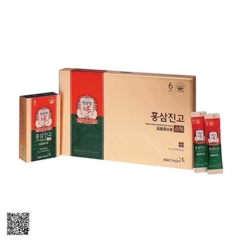 Tinh Chất Hồng Sâm Mật Ong Pha Sẵn KGC Honey Paste 30 Gói