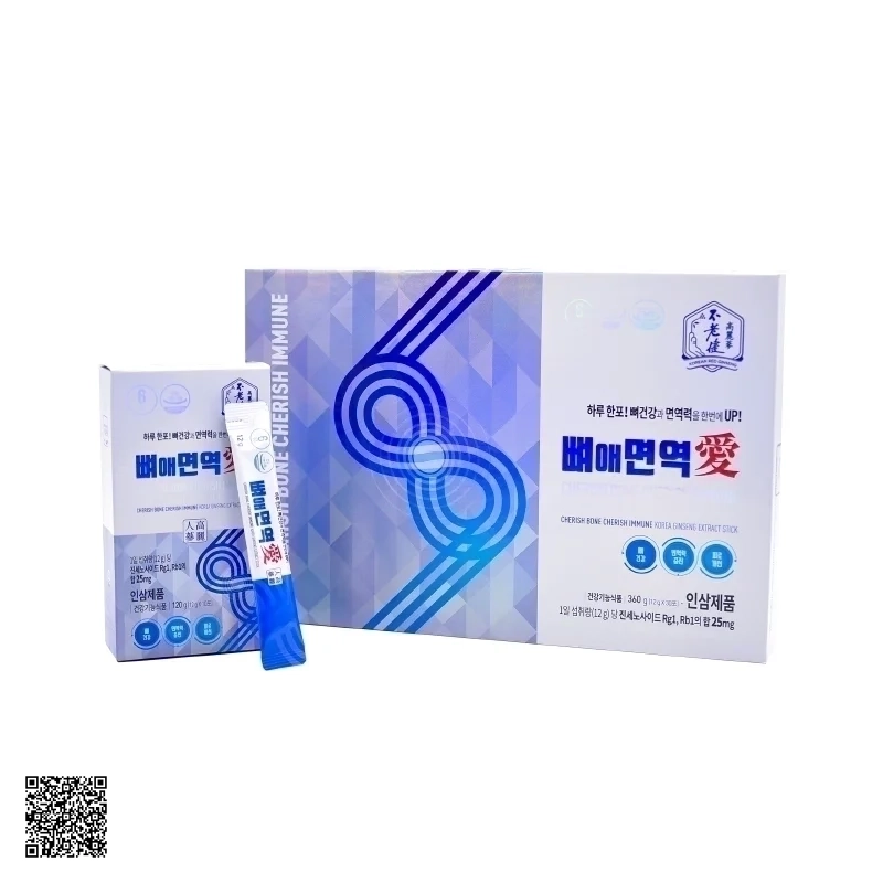 Nước Bạch Sâm Bổ Xương Khớp Daedong Cherish Bone Cherish Immune (12gr x 30 gói)