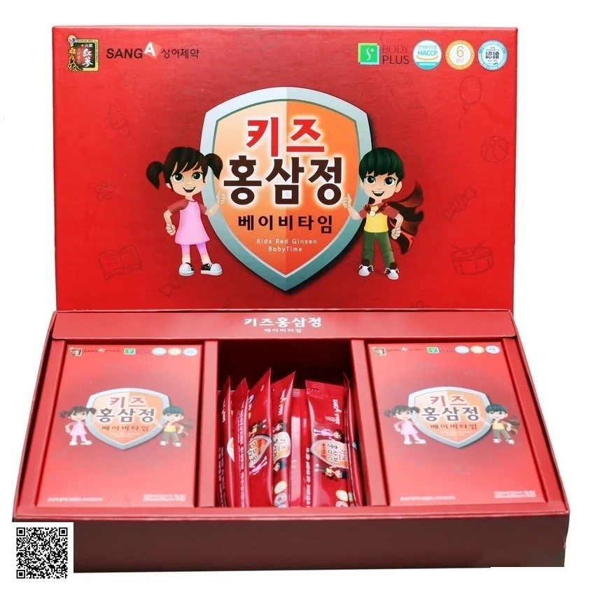 Nước Hồng Sâm Baby SangA Kids Red Ginsen Baby Time (10ml x 30 gói)