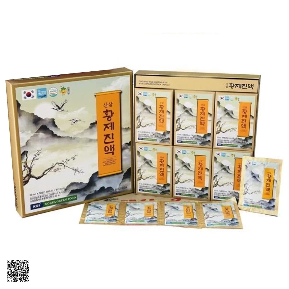 Nước Hồng Sâm Núi Đông Trùng Hoàng Đế KGF Cultured Wild Ginseng Root A Millennium Emperor Extract