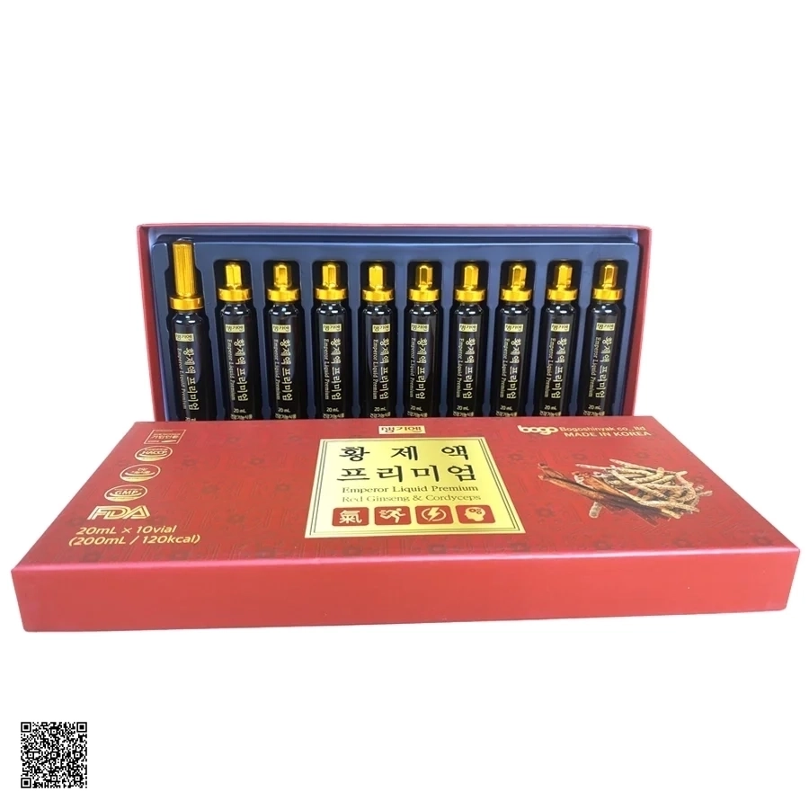 Tinh Chất Hồng Sâm Đông Trùng Bogo Emperor Liquid Premium Red Ginseng & Cordyceps