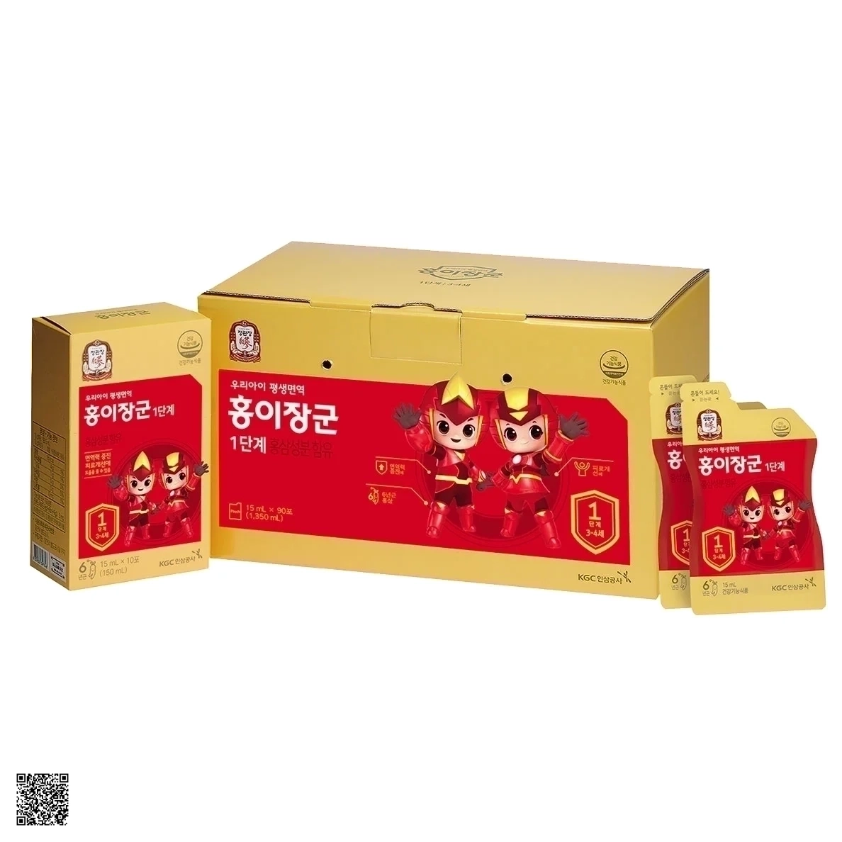 Nước Hồng Sâm Baby KGC Cheong Kwan Jang Số 1 (15ml x 90 gói)