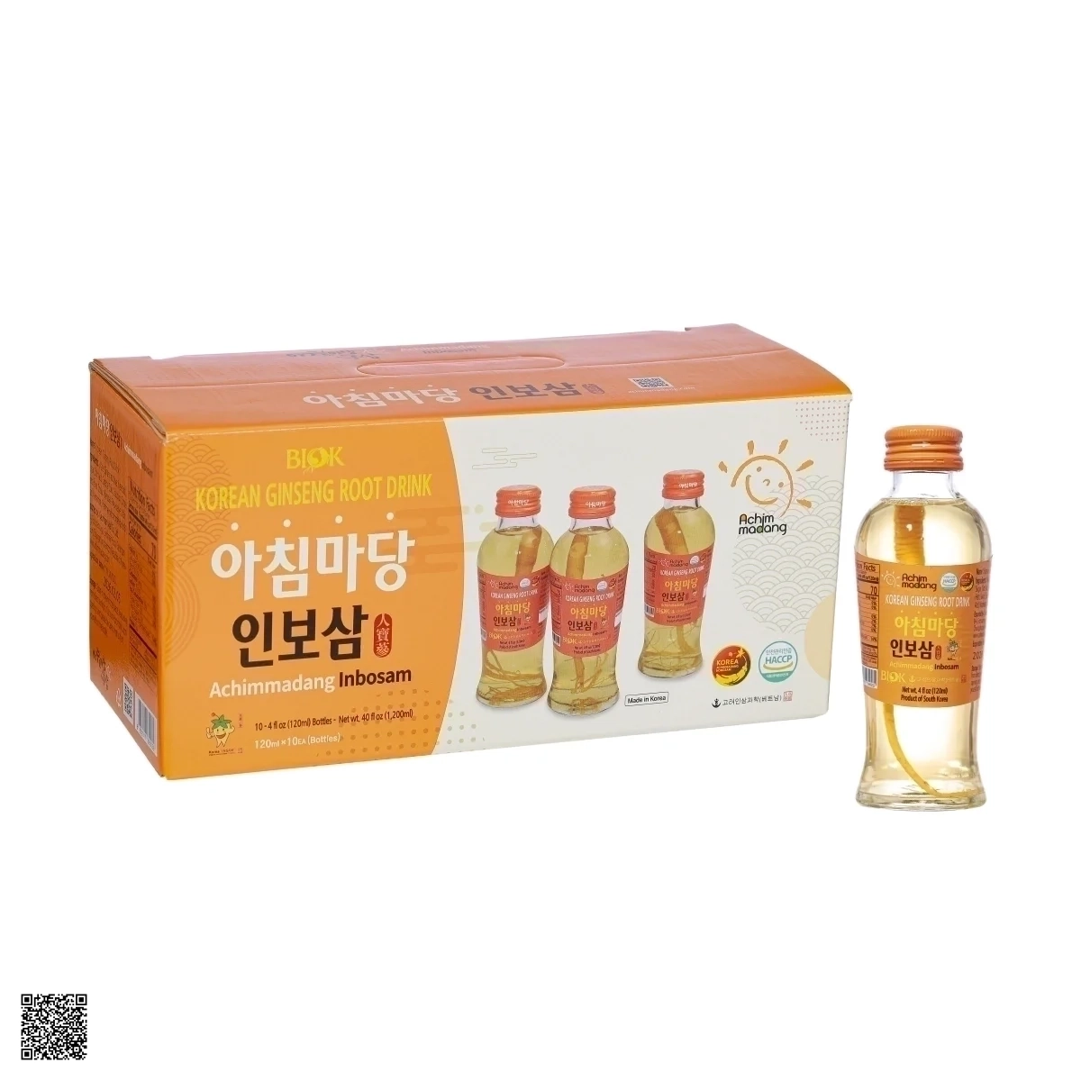 Nước Hồng Sâm Có Củ Achimmadang Inbosam Biok Korean Ginseng Root Drink