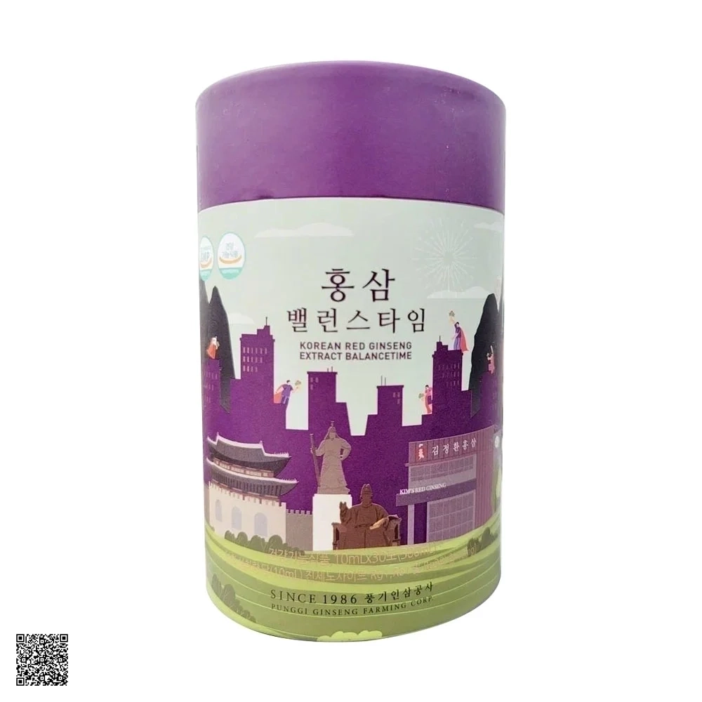 Tinh Chất Hồng Sâm Dành Cho Phụ Nữ Kim's Red Ginseng Extract Balancetime (30 gói x 10ml)