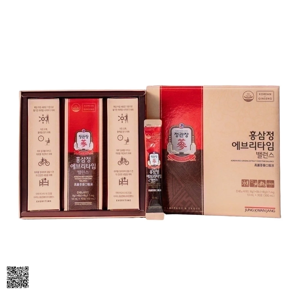 Nước Hồng Sâm KGC Korean Red Ginseng Extract Everytime Balance (30 gói x 10ml)
