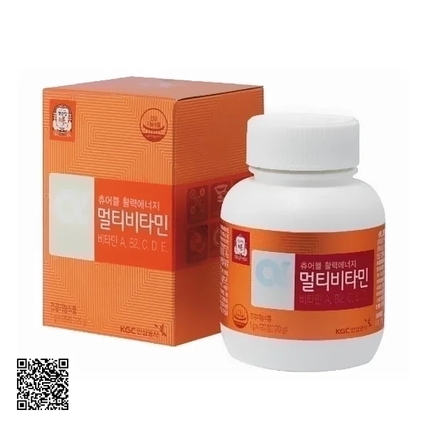 Viên Cao Hồng Sâm Cao Cấp KGC Vitamin E 120 Viên