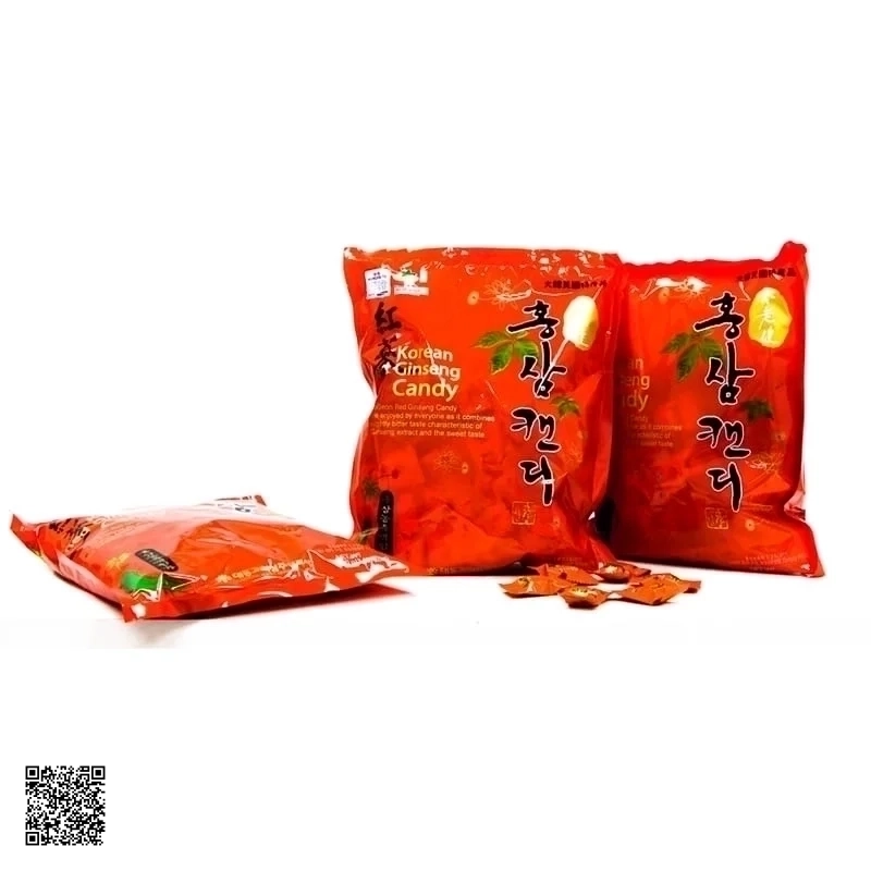 Kẹo Hồng Sâm Daedong Korean Red Ginseng Candy Hàn Quốc 500g
