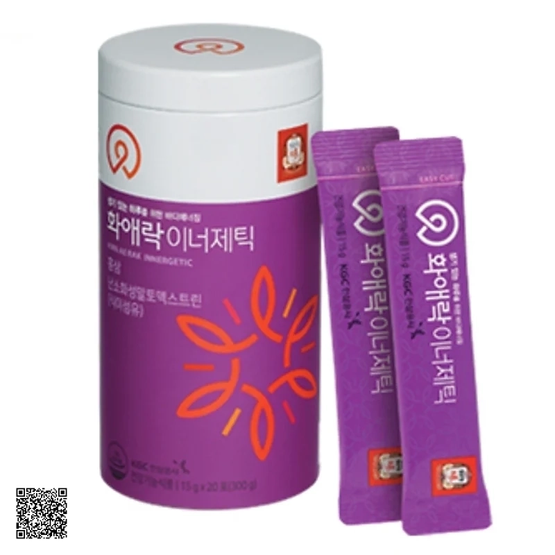 Thạch Hồng Sâm Dành Cho Phụ Nữ KGC Ae Rak Innergetic (15gr x 20 gói)