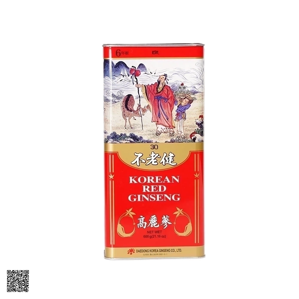 Hồng Sâm Củ Khô Daedong Heaven Korean Red Ginseng Số 30 600gr (38 củ)