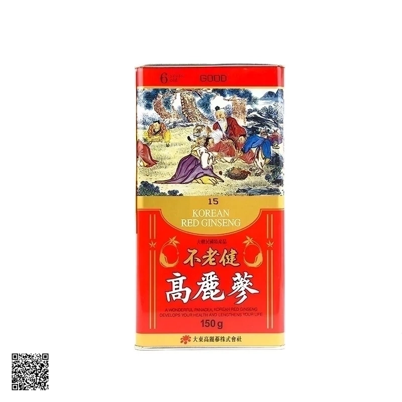 Hồng Sâm Củ Khô Daedong Good Korean Red Ginseng Số 15 150gr (5 củ)