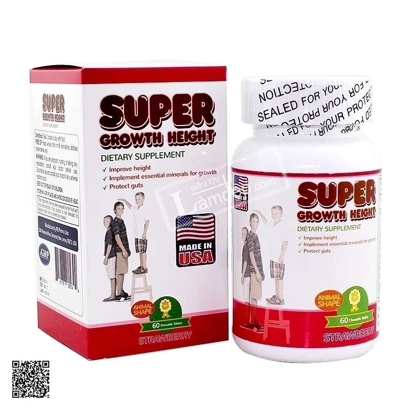 Super Growth Height - Viên Uống Tăng Chiều Cao Hiệu Quả