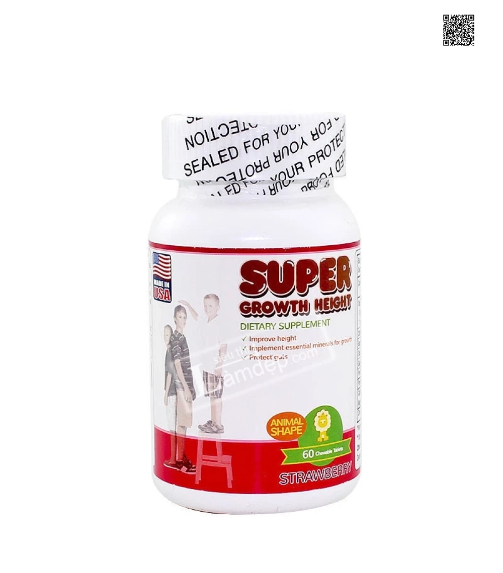 Super Growth Height - Viên Uống Tăng Chiều Cao Tối Ưu Từ Mỹ