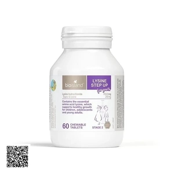 Bio Island Lysine Step Up For Youth Thực Phẩm Hỗ Trợ Tăng Chiều Cao Cho Trẻ