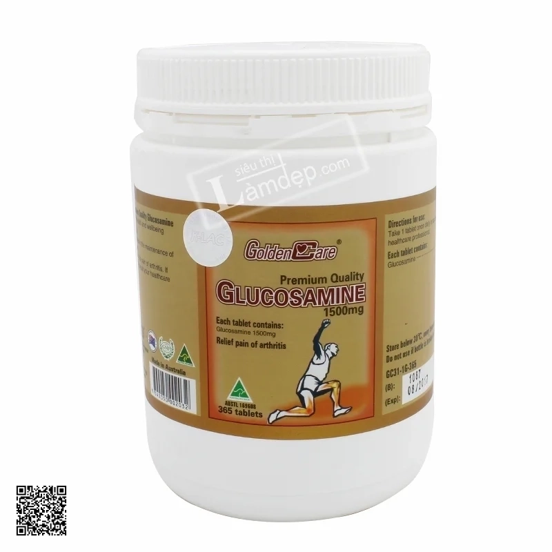 Viên Bổ Khớp Golden Care Glucosamine 1500mg x 365 viên